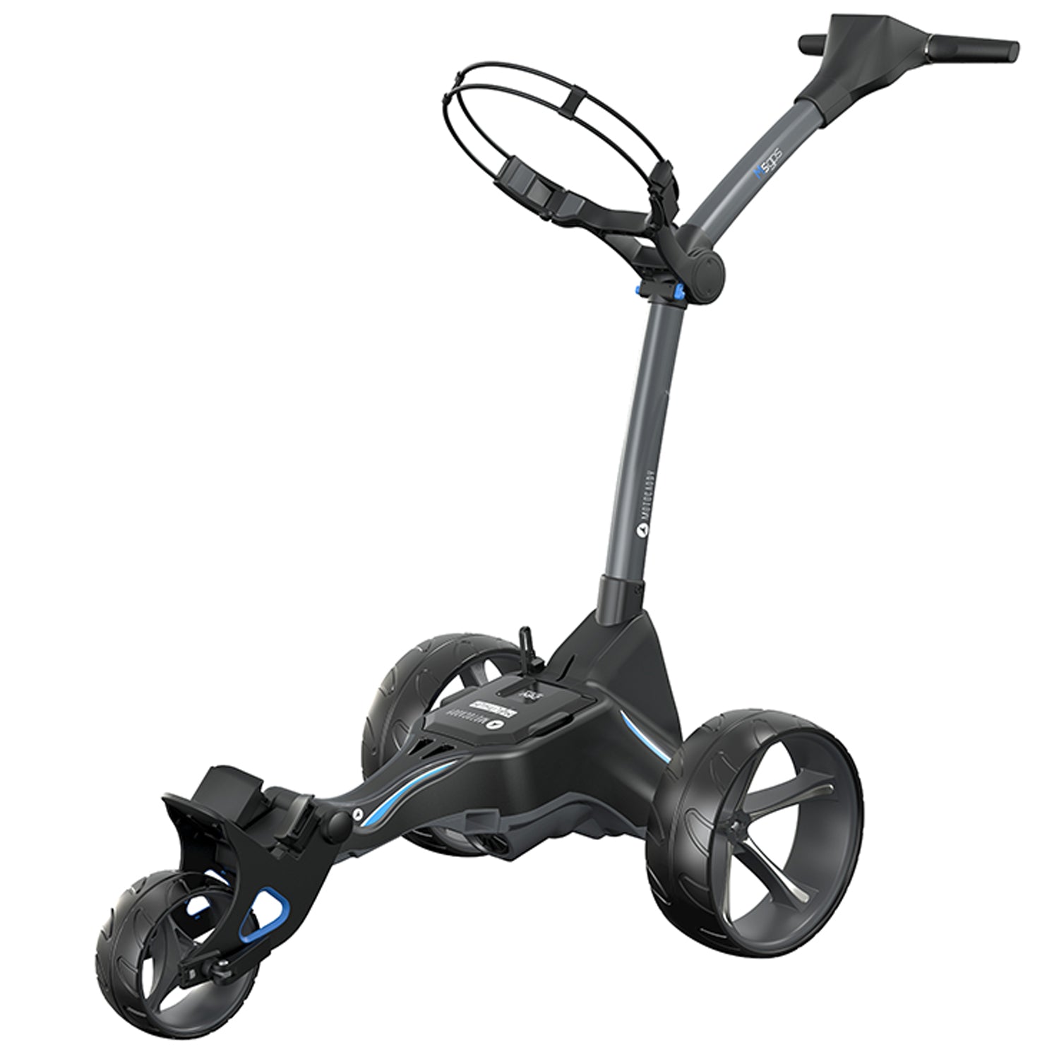 Motocaddy M5 GPS 3 Wheel Golf Electric Caddy w/ Carrying Golf Club Bag, Fuchsia - VMInnovations