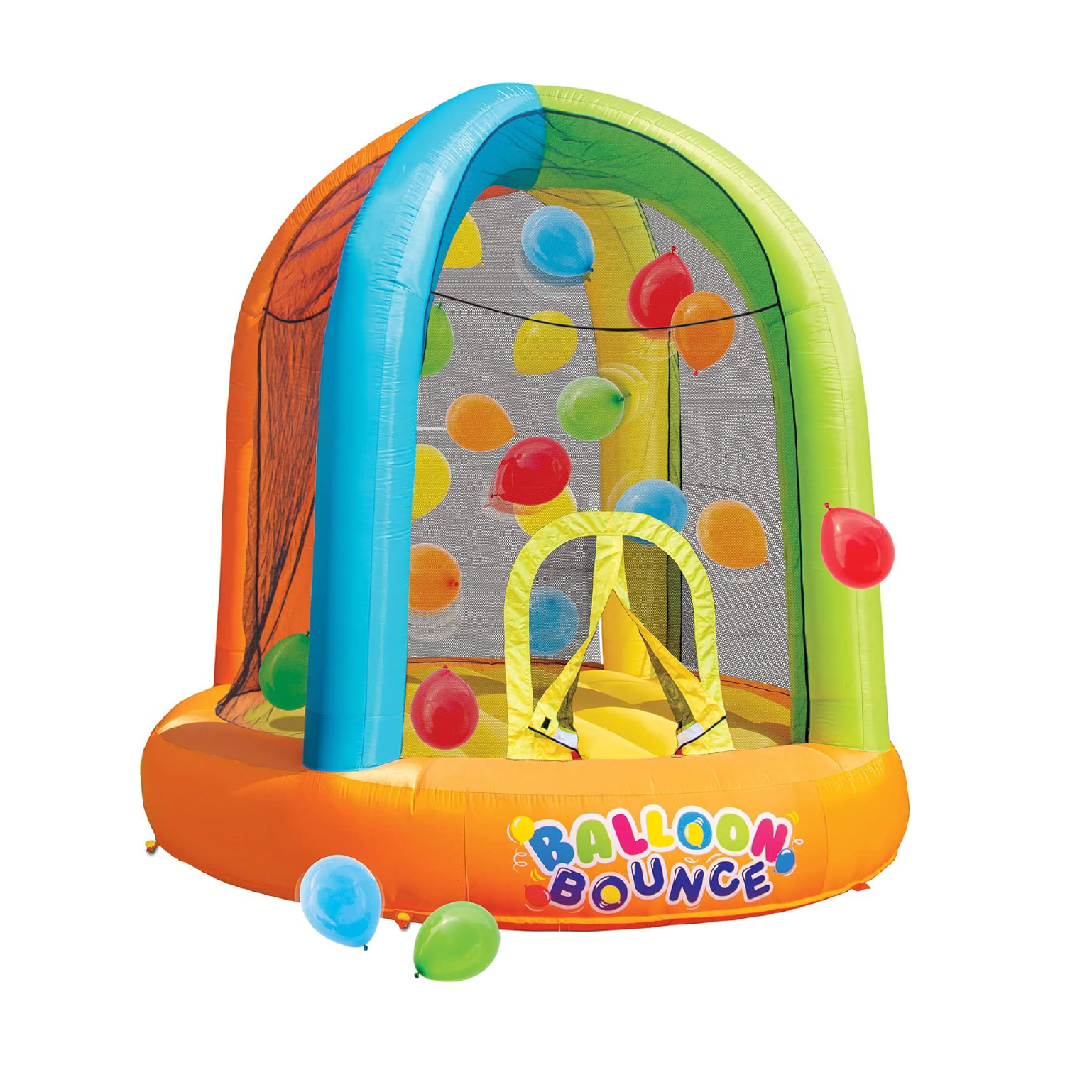 Banzai Inflatable Balloon Bounce Activity Play Center w/ 20 Balloons (For Parts)