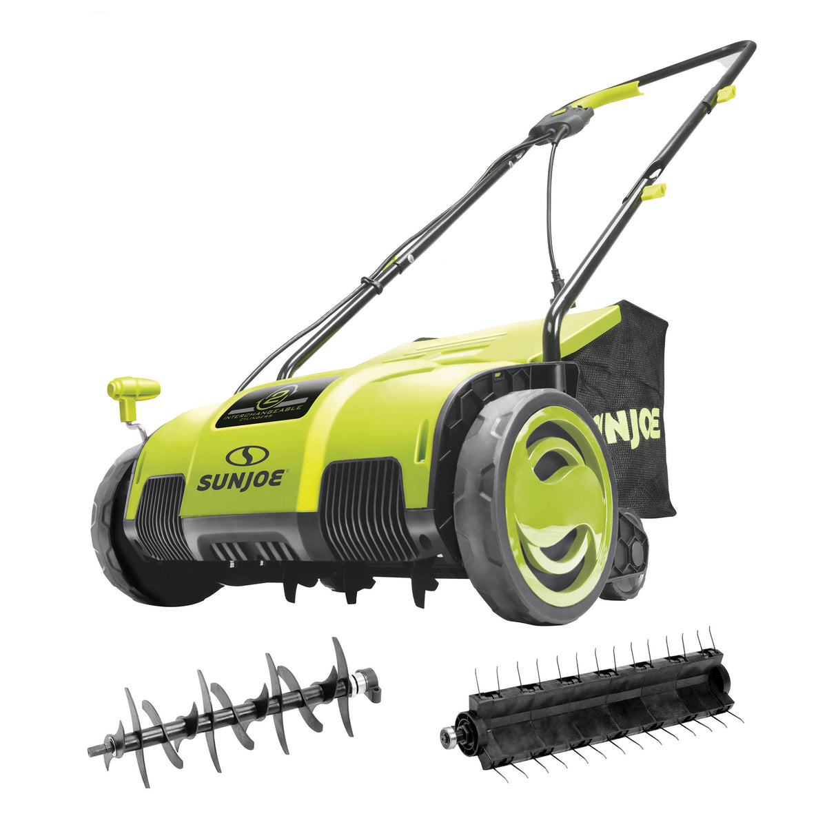 Sun Joe 12.6-Inch Electric Lawn Dethatcher and Scarifier, AJ798E (Open Box)
