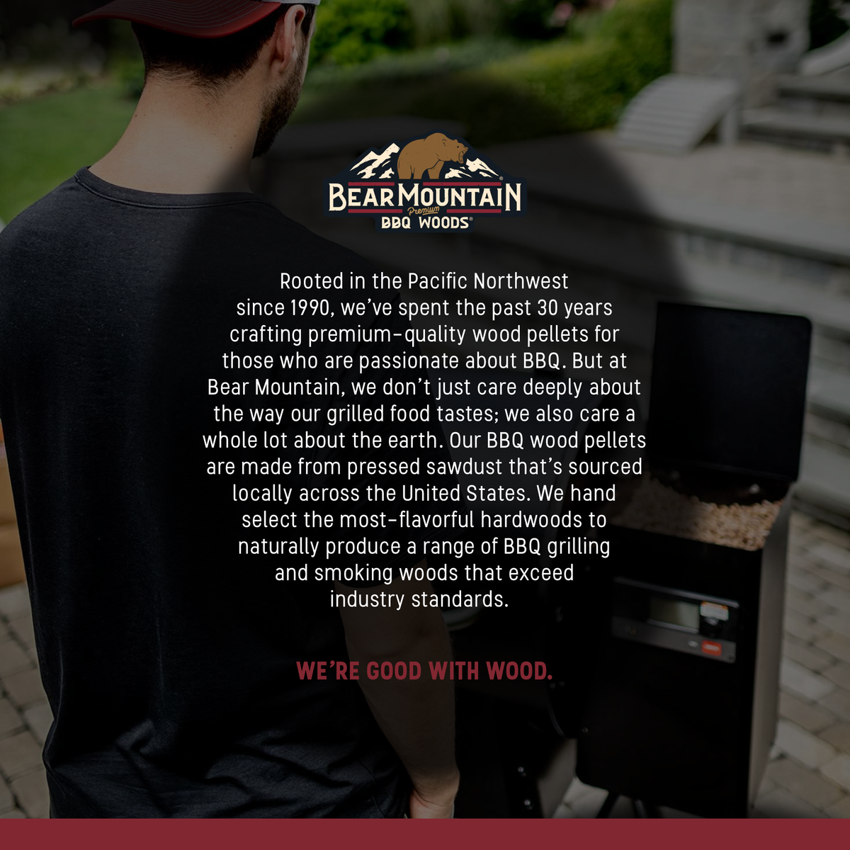 Bear Mountain All Natural Bourbon Craft Blend Smoker Pellets, 20lbs (Open Box)