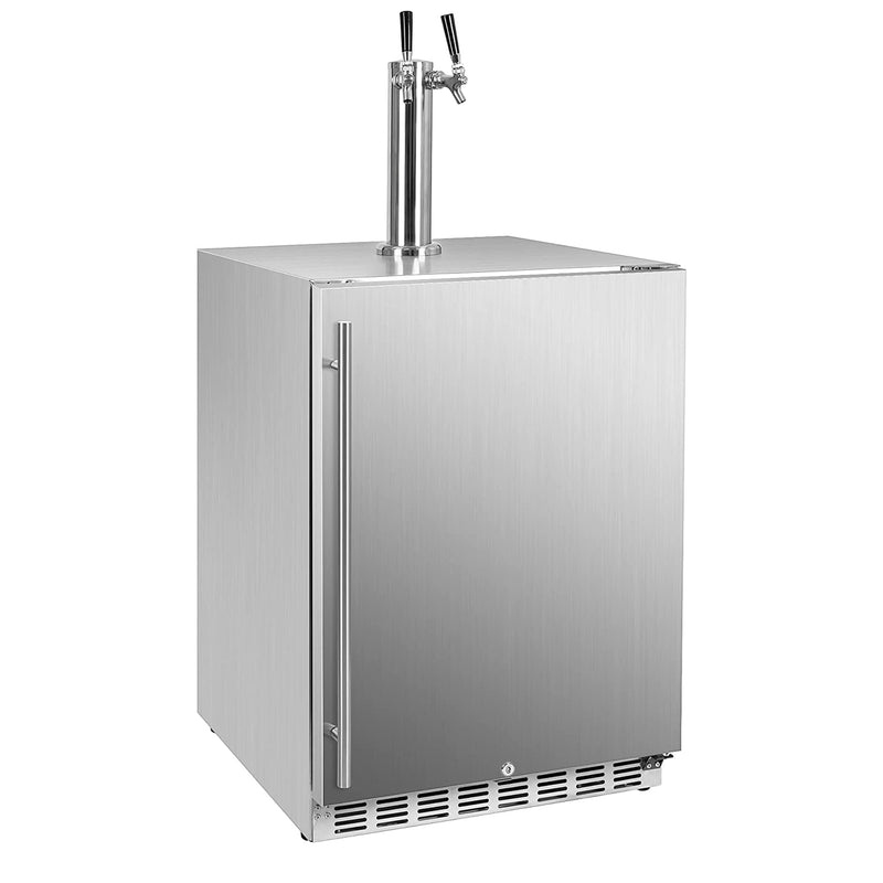 IceJungle Full Size Kegerator Tap Beer Dispenser, Stainless Steel(Open Box)