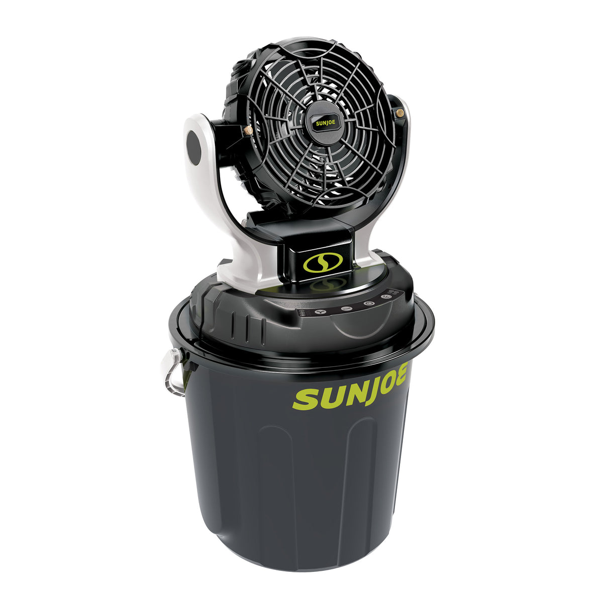 Sun Joe 24V IONMAX Cordless Misting Fan w/ 6 Gal Portable Bucket, 24V-MSTFAN-LTE
