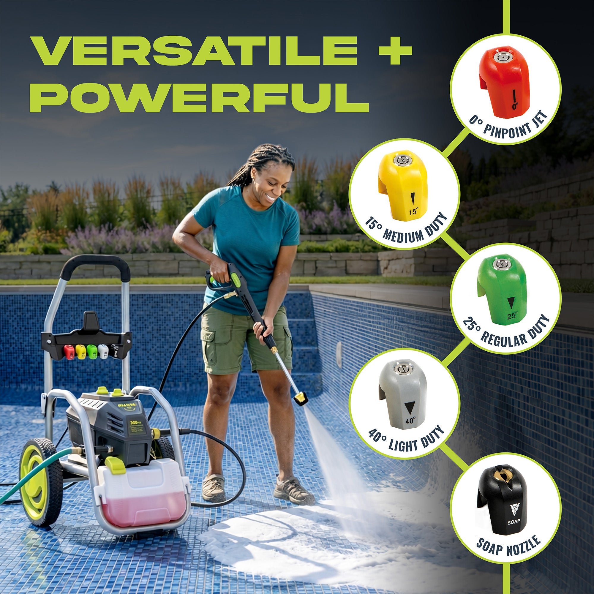 Sun Joe Electric Pressure Washer, Power Tool with 5 Quick Connect Tips(Open Box)