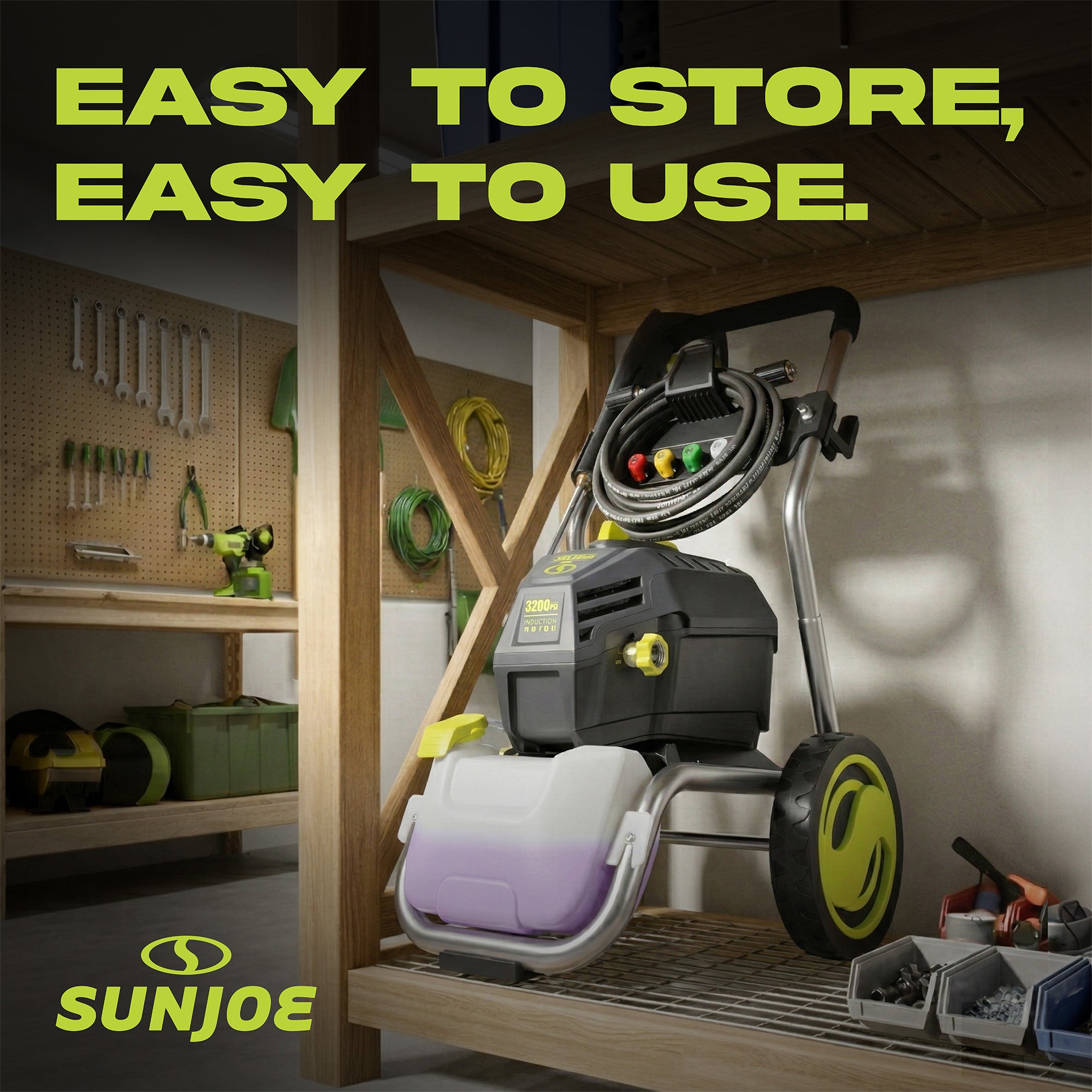 Sun Joe Electric Pressure Washer, Power Tool with 5 Quick Connect Tips, SPX4800