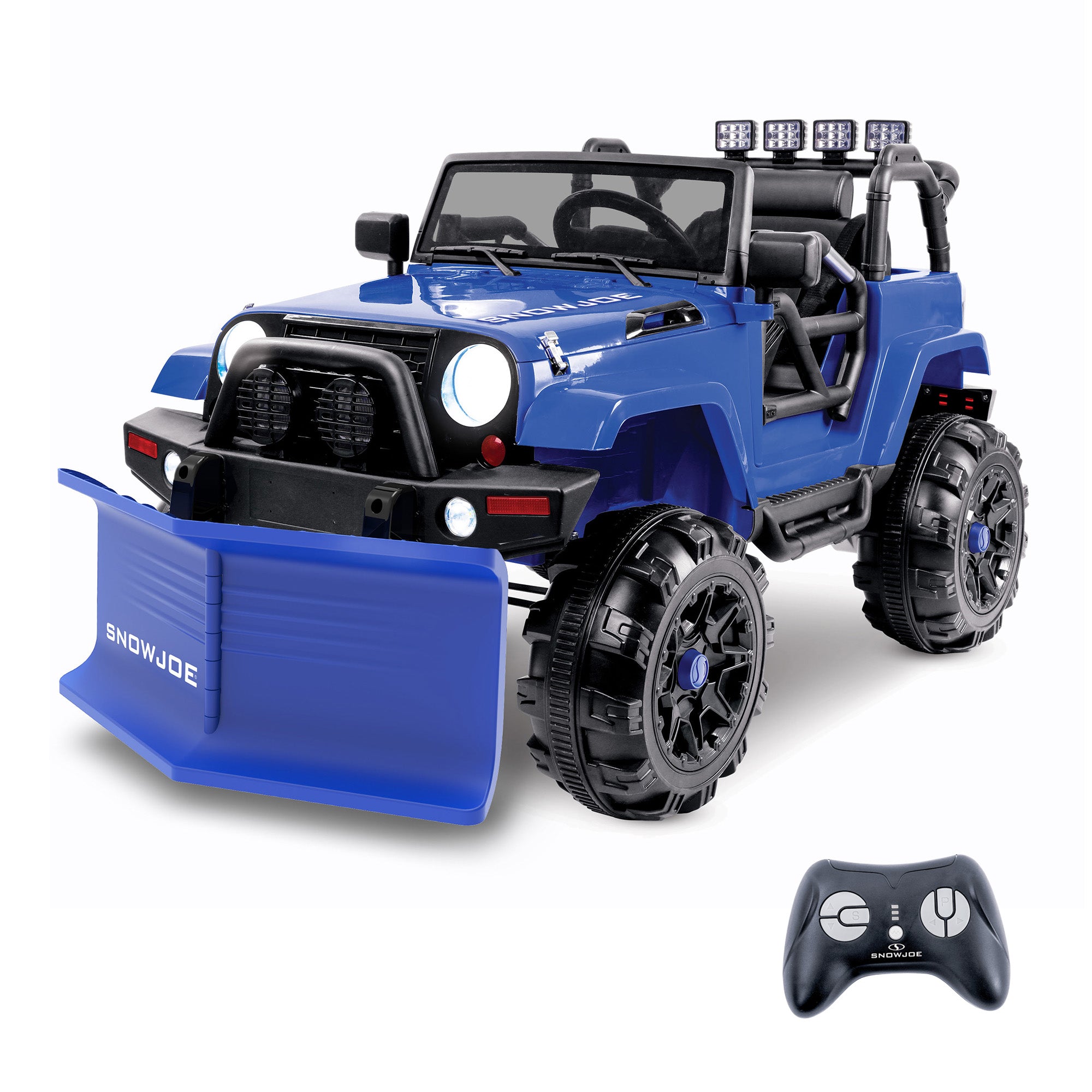 Snow Joe 24V Ride On Car Toy with Snow Plow Scoop and Parental Remote, 24V-SUV1 - VMInnovations