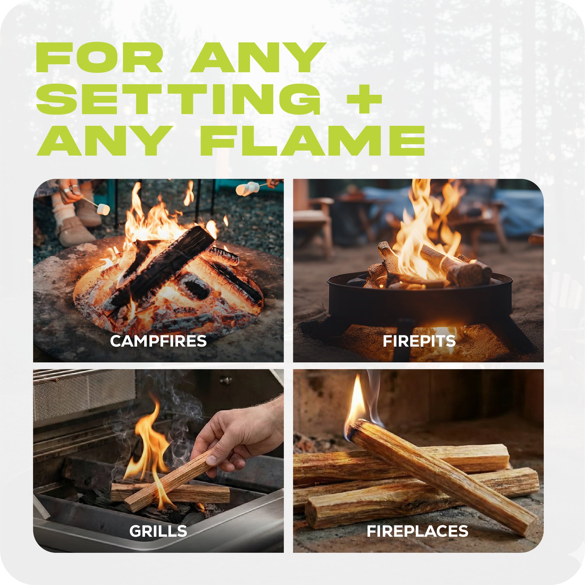 Sun Joe 40lb Fire Starter Sticks for Fireplace, Wood Stove & Grill (Open Box)