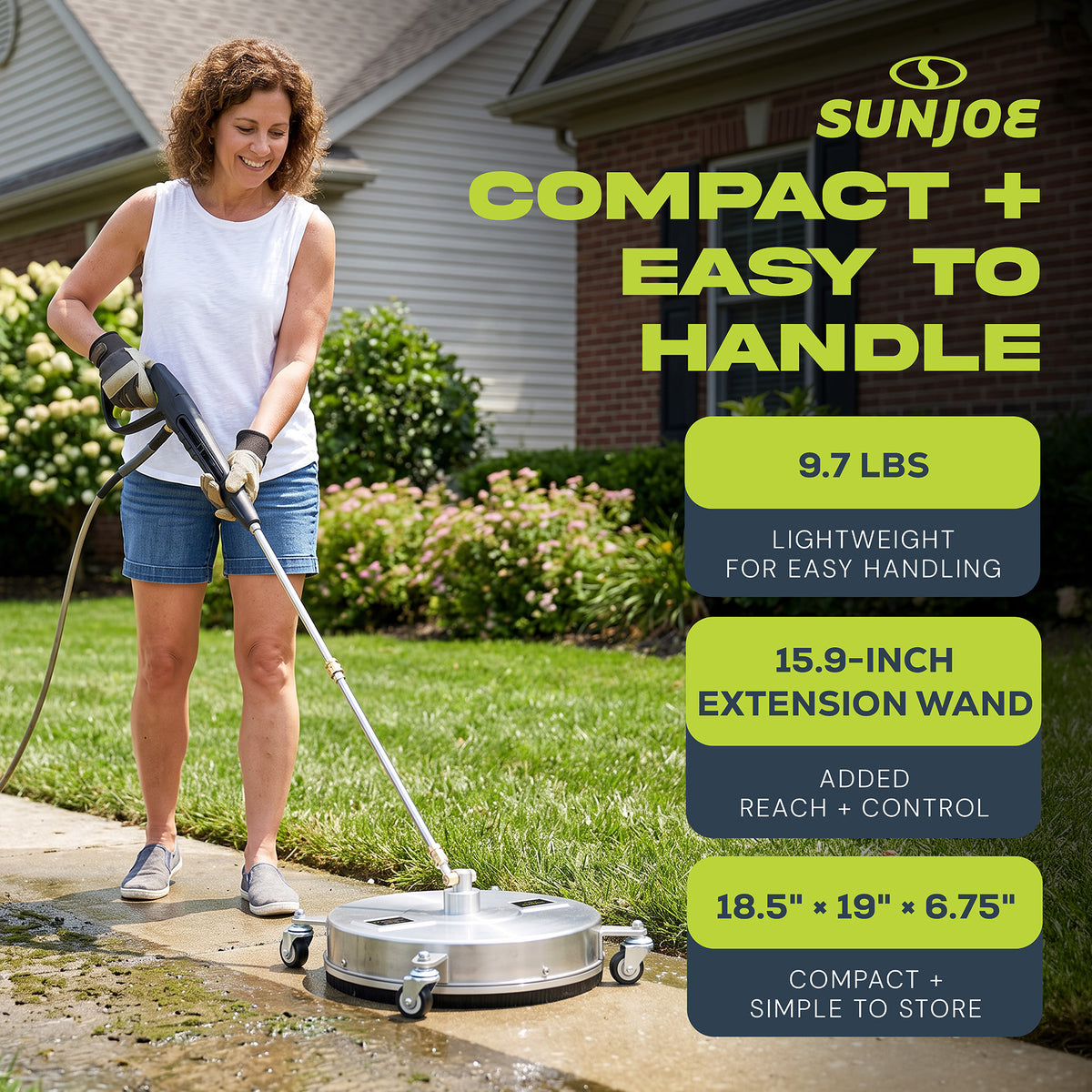 Sun Joe 17-Inch Universal Surface Cleaner Pressure Washer Attachment (Used)