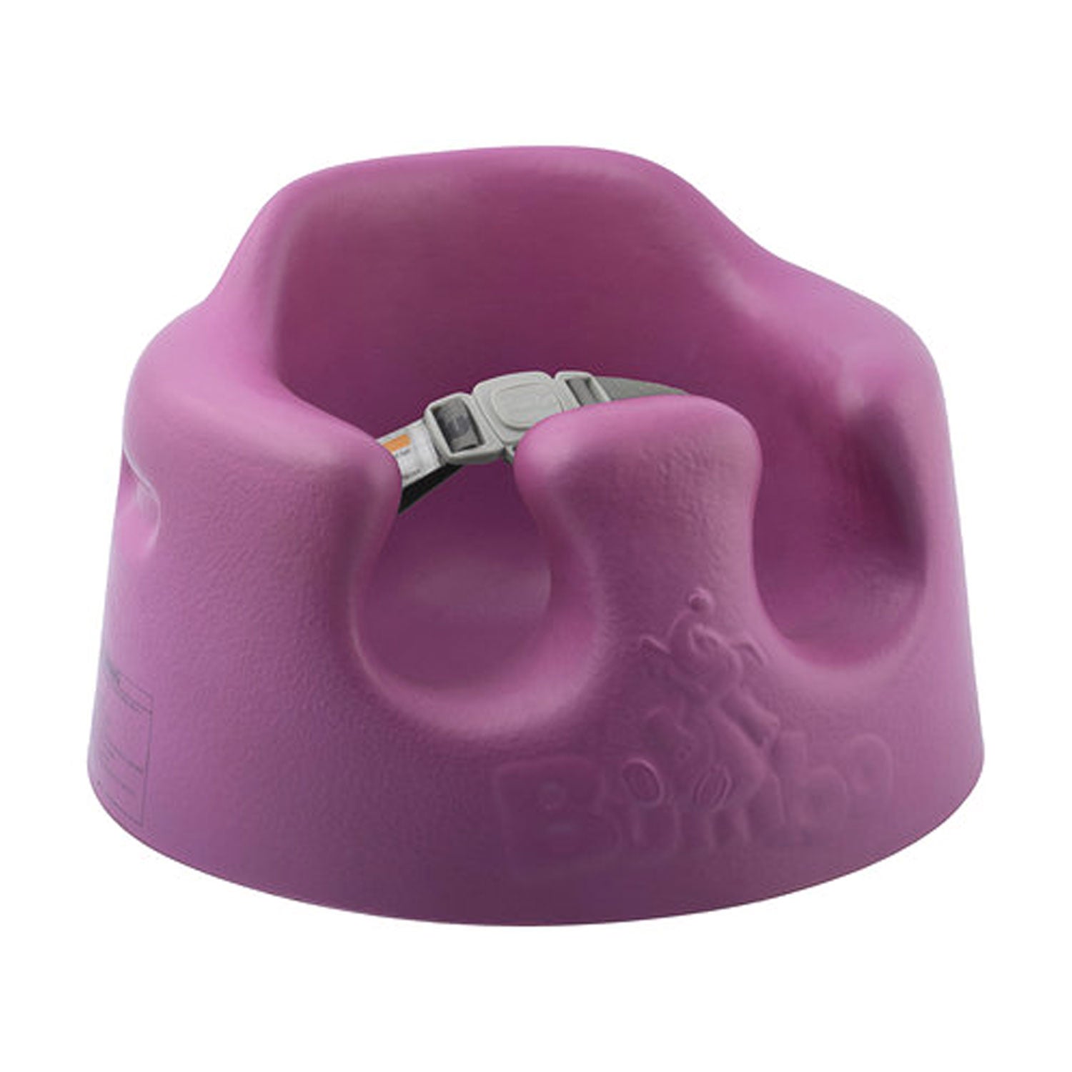 Bumbo Baby Infant Portable Foam Floor Seat with Play Top Tray Attachment, Grape