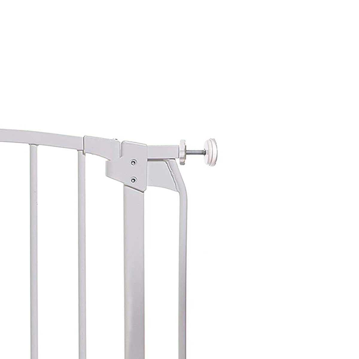 Bindaboo B1101 28 to 32 In Expanding Swing Close Baby and Pet Safety Gate, White - VMInnovations