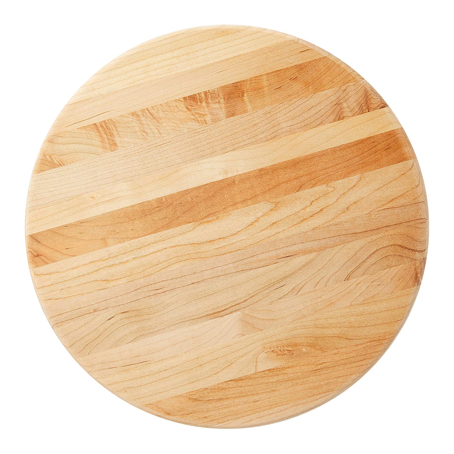 John Boos B12R Round Maple Wood Cutting Board w/ 3 Piece Care & Maintenance Set - VMInnovations
