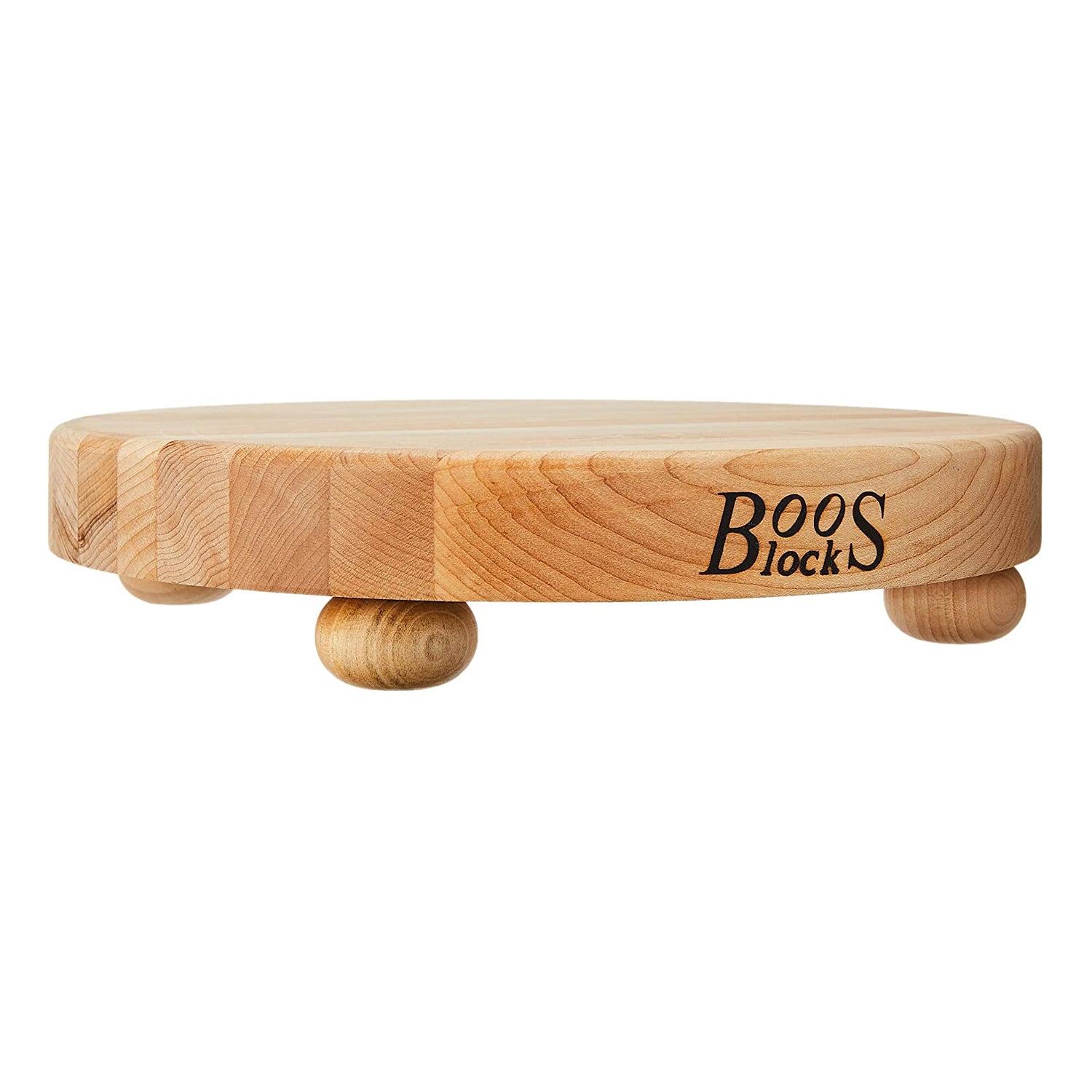 John Boos B12R Round Maple Wood Cutting Board w/ 3 Piece Care & Maintenance Set - VMInnovations