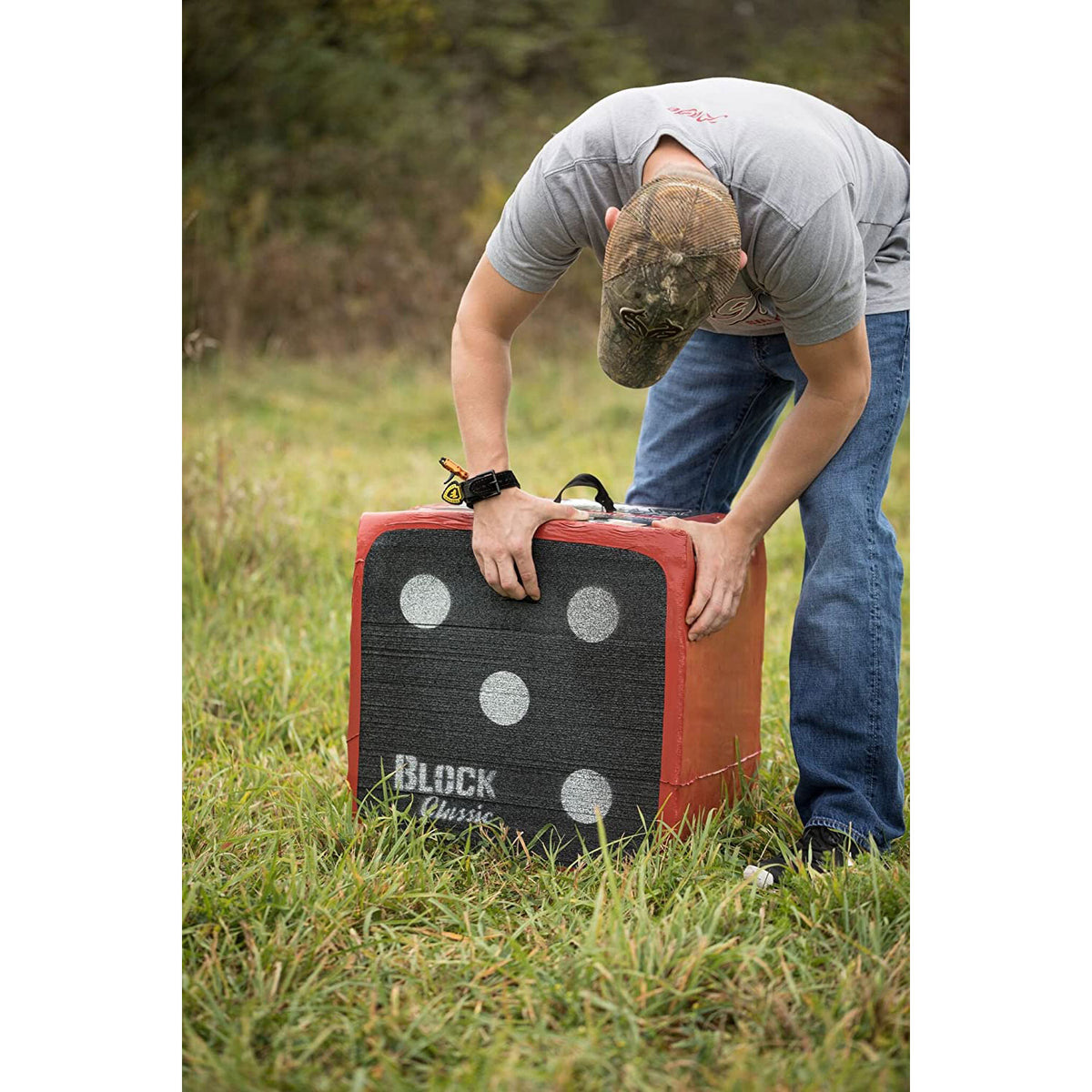 BLOCK 2 Sided Archery Target w/ Open Design & Easy Arrow Removal (Open Box)