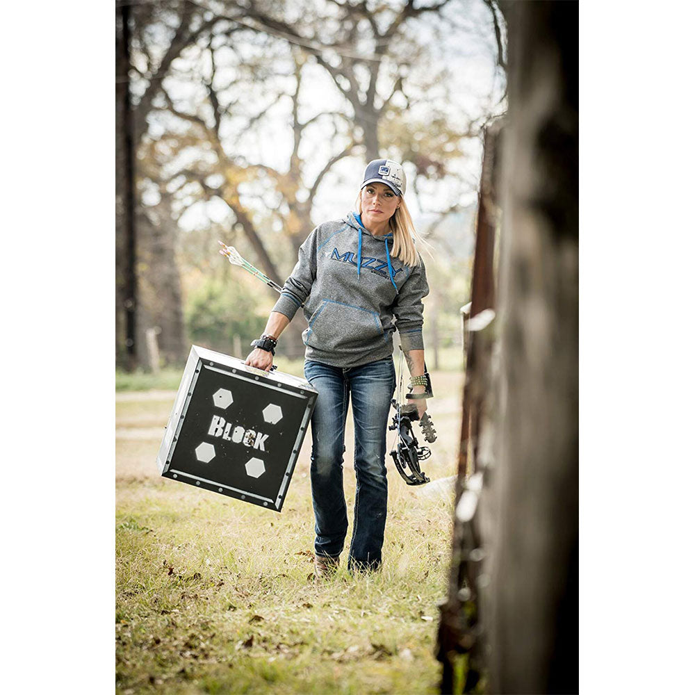 BLOCK XL 4 Sided High Density Core Vault Archery Arrow Target, Black (Used)