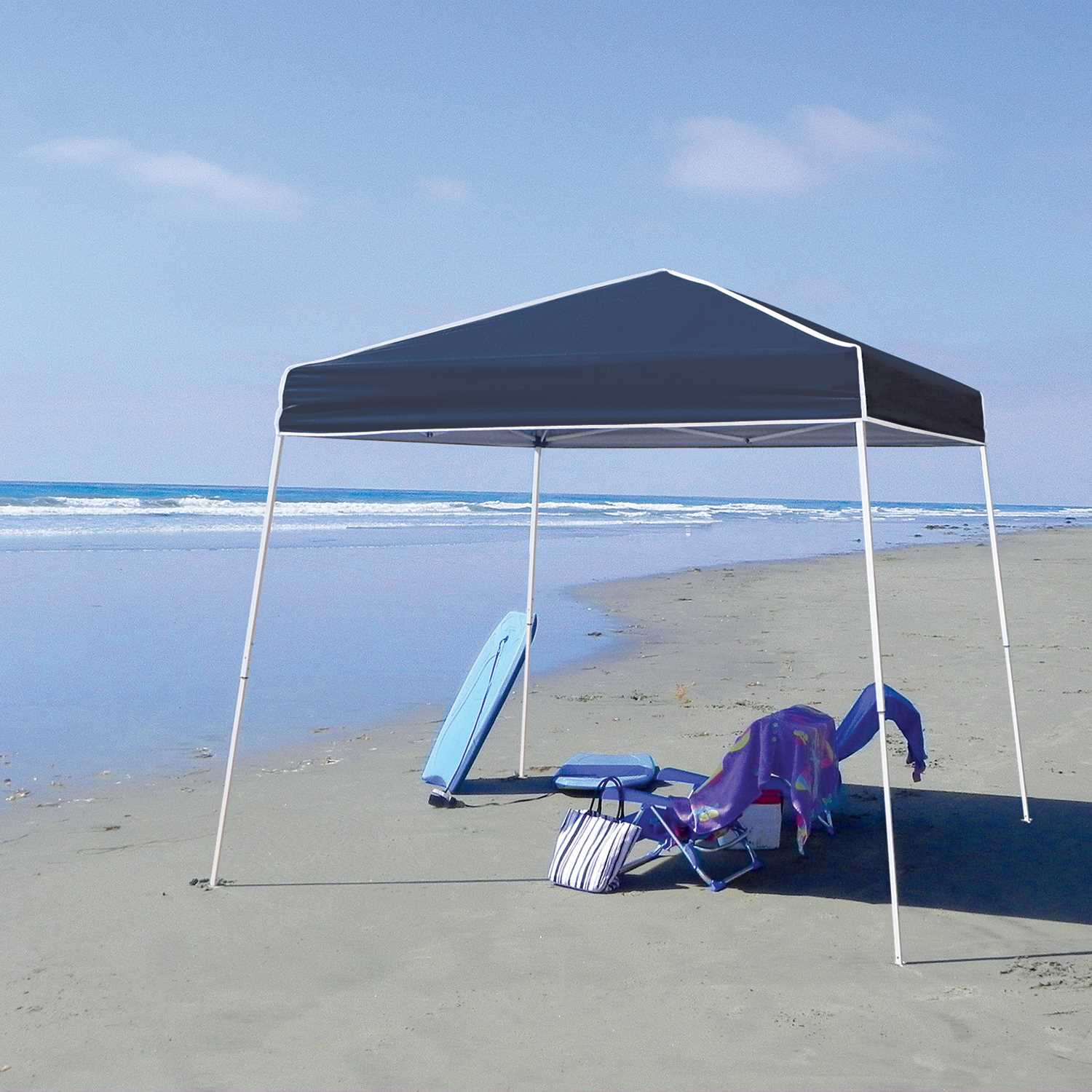 Z-Shade 10x10 Angled Peak Canopy with Carry Bag, Navy (Certified Refurbished)