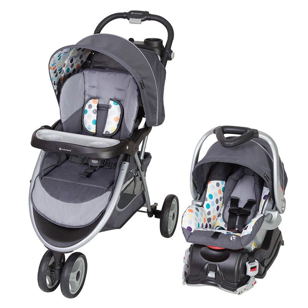 Baby Trend Skyview Plus Adjustable Baby Stroller and Car Seat Travel System, Ion