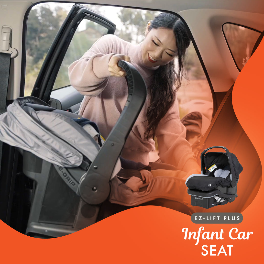 Baby Trend Sit N' Stand Stroller w/Canopy & EZ-Lift Plus Infant Car Seat, Stormy - VMInnovations