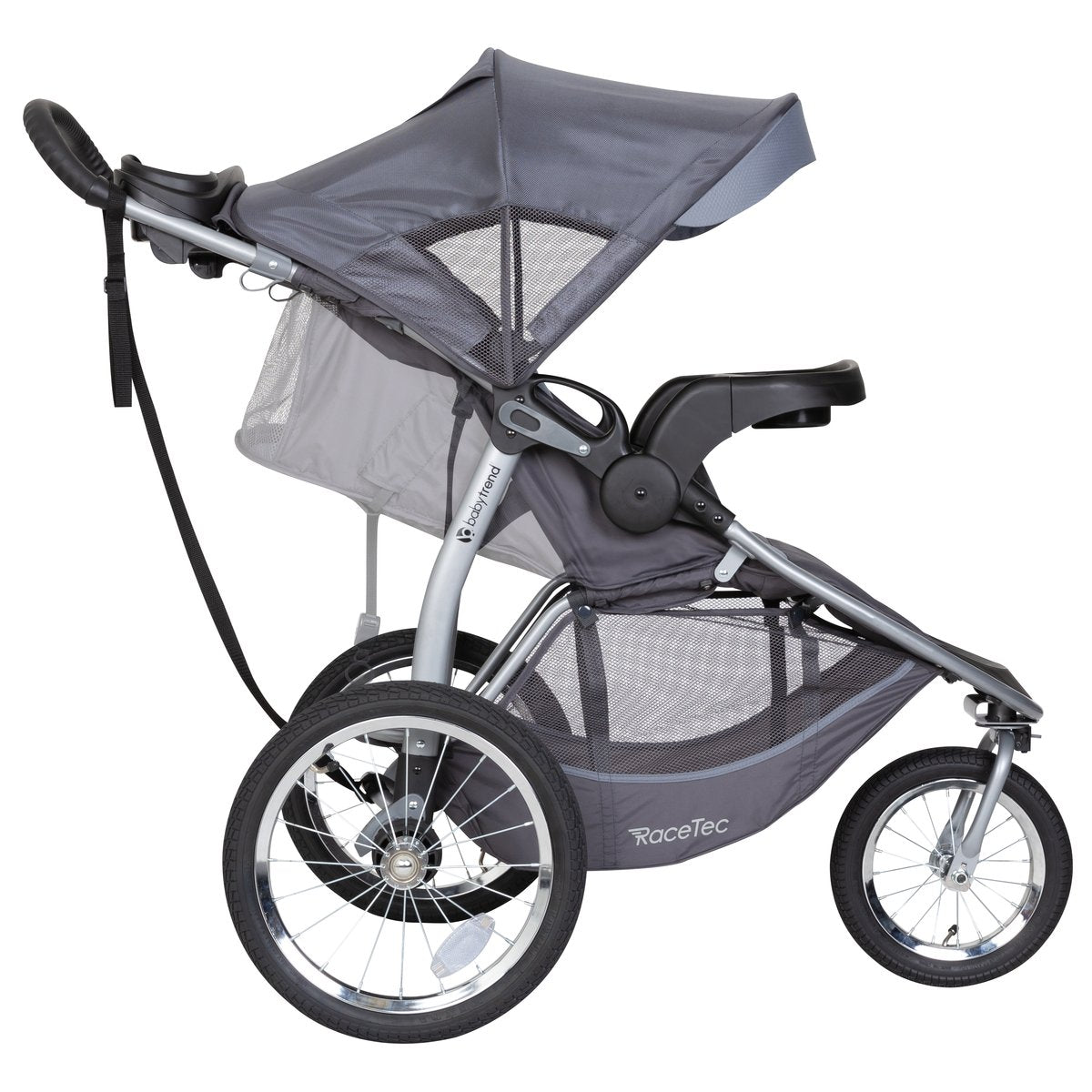 Baby Trend Race Tec Infant Baby Jogger Stroller Travel System, Gray (Open Box)