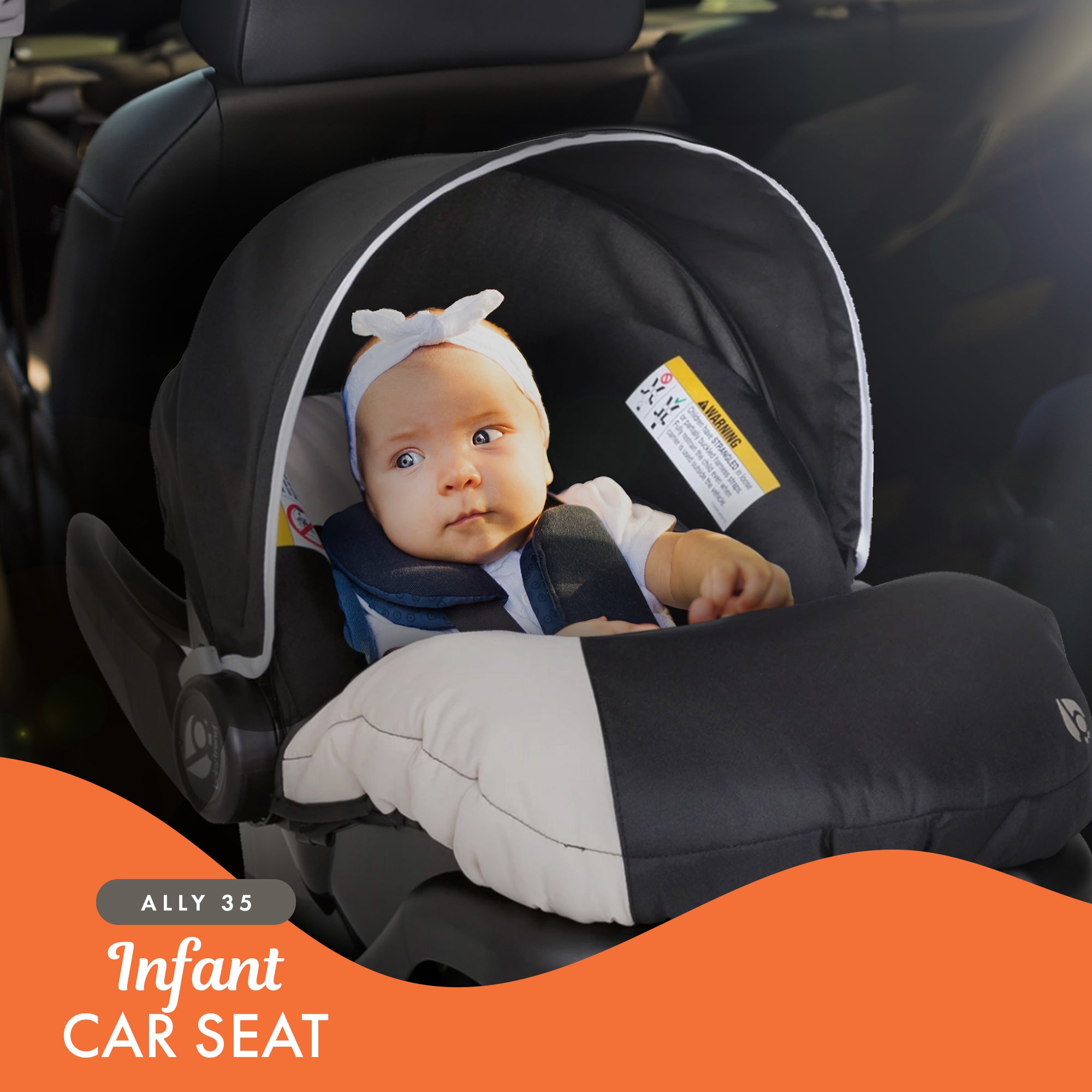 Baby Trend Ally Newborn Baby Infant Car Seat Travel System Cover, 2 Pack, Khaki - VMInnovations