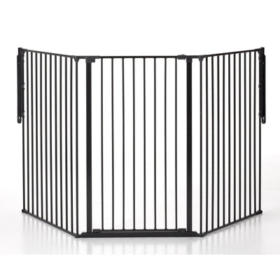 Scandinavian Pet Large and Extra Tall 35-88 Inch Safety Gate, Black (Open Box)