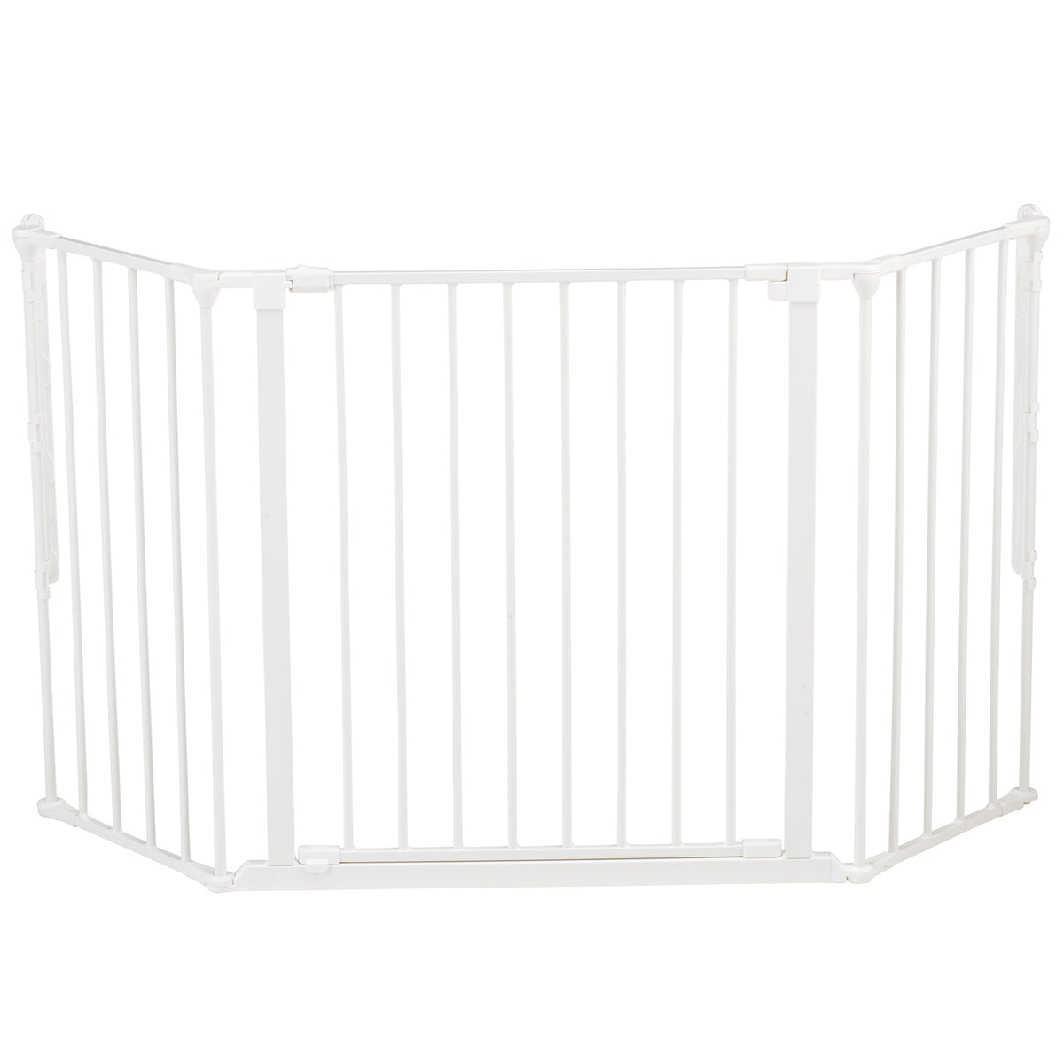 BabyDan Flex Medium Adjustable 35-58 Inch Wall Mounted Baby Gate, White