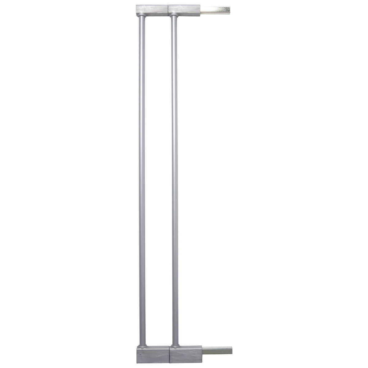 BabyDan Premier True Pressure Fit 28.9-36.7" Baby Gate w/ Extension Kit, Silver - VMInnovations