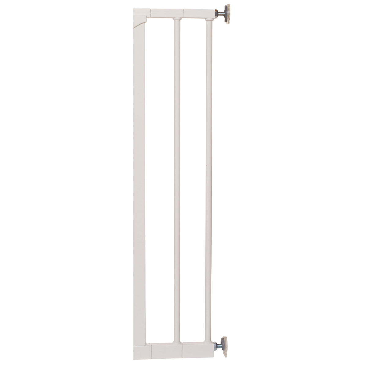 BabyDan Premier True Pressure Fit 28.9-36.7" Baby Gate w/ Extension Kit, Silver - VMInnovations