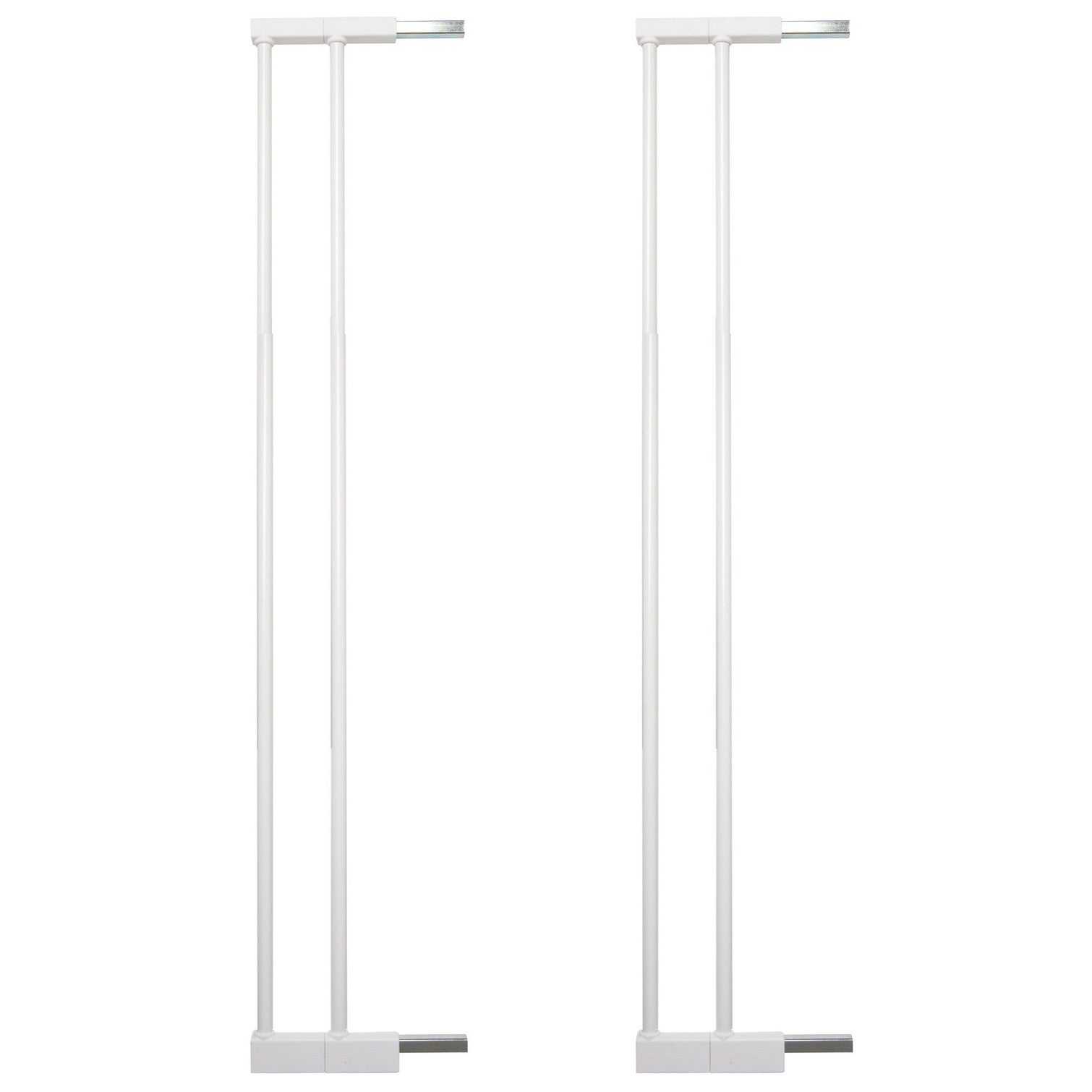 Scandinavian Pet Design Xtra Tall 3" Portable Pet Gate Extension, White (2 Pack)