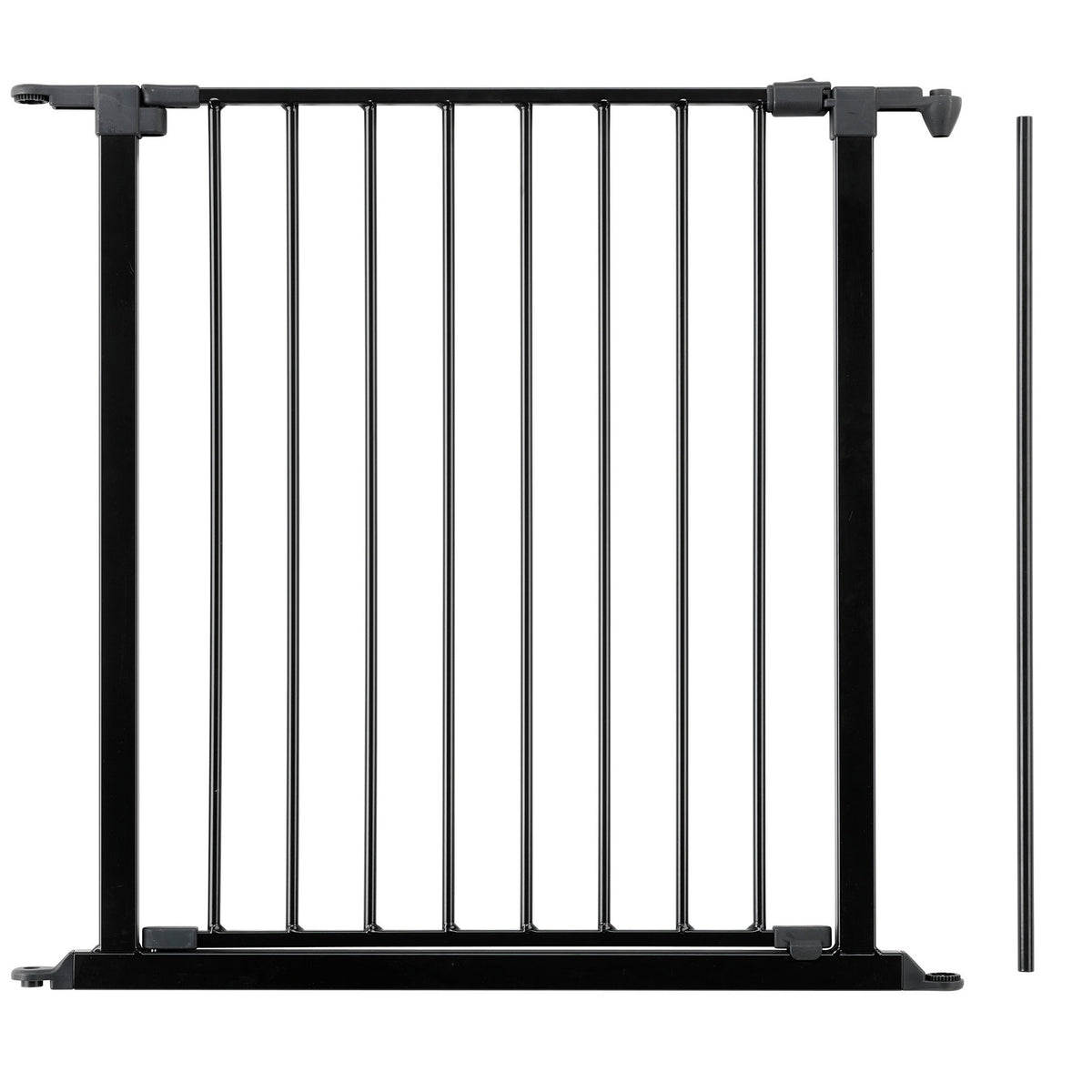 BabyDan 67546 Flex 28.4 Inch Baby and Pet Gate Extension Door Accessory, Black