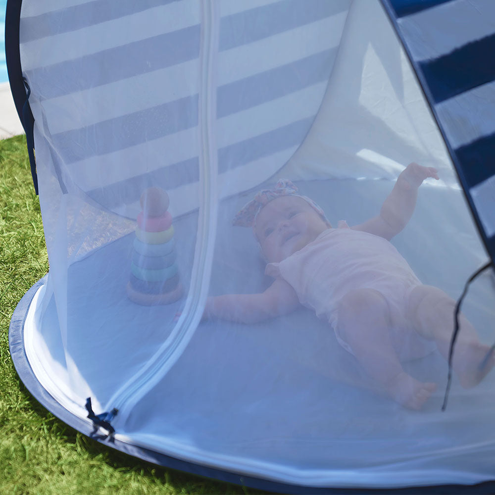 Babymoov Kid's UV Resistant Portable Pop Up Sun Shelter and Marine Play Tent - VMInnovations