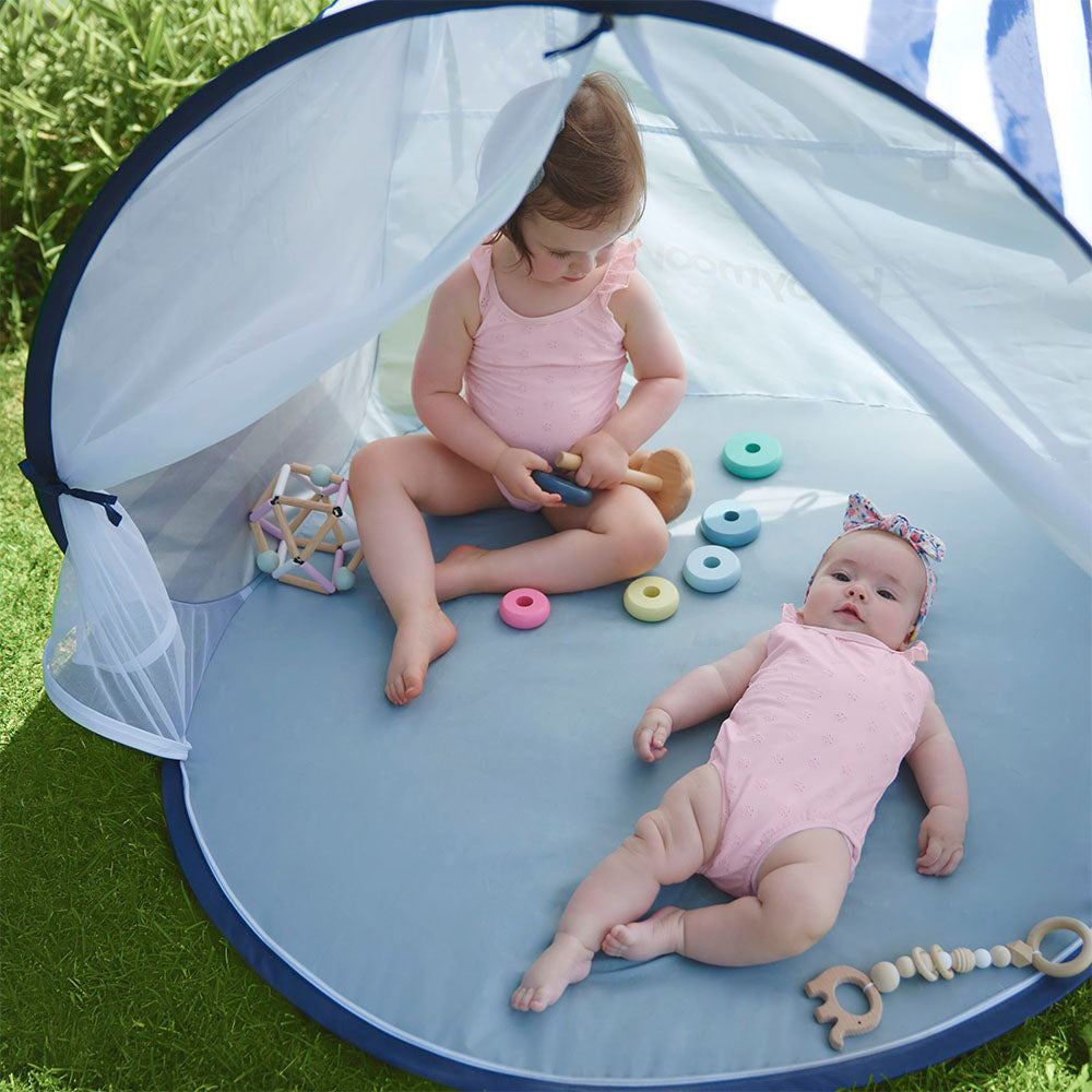 Babymoov Kid's UV Resistant Portable Pop Up Sun Shelter and Marine Play Tent - VMInnovations