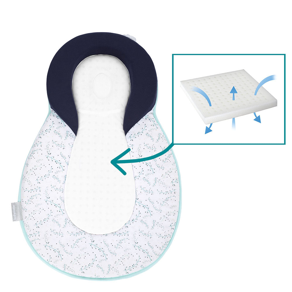Babymoov Cosydream Ultra Comfortable Supportive Baby Newborn Lounger Pad, Navy - VMInnovations