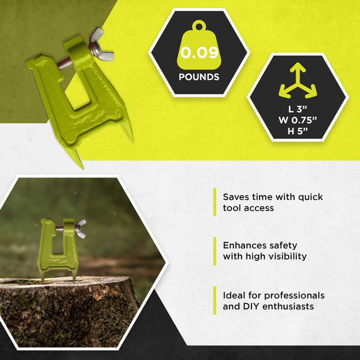 Timber Tuff Portable Sharpening Stump Vise for Tools and Home Improvement, Green - VMInnovations