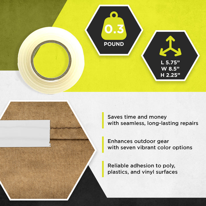 Tarp Tape 2 Inch Vinyl Tape for Agriculture, Construction, and Recreational - VMInnovations