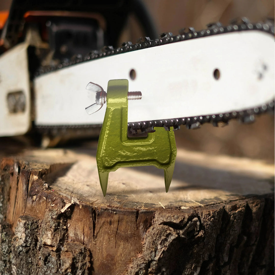 Timber Tuff Portable Sharpening Stump Vise for Tools and Home Improvement, Green - VMInnovations