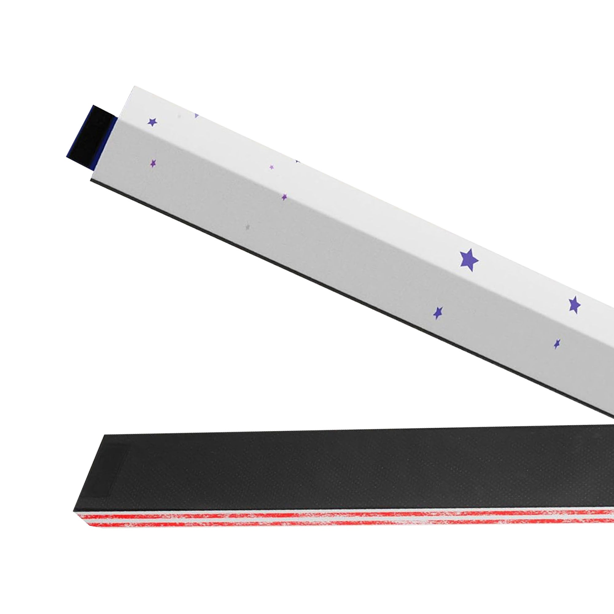 BalanceFrom 8 Ft Balance Gymnastics Floor Beam w/Handles, Star Stripe (Open Box) - VMInnovations