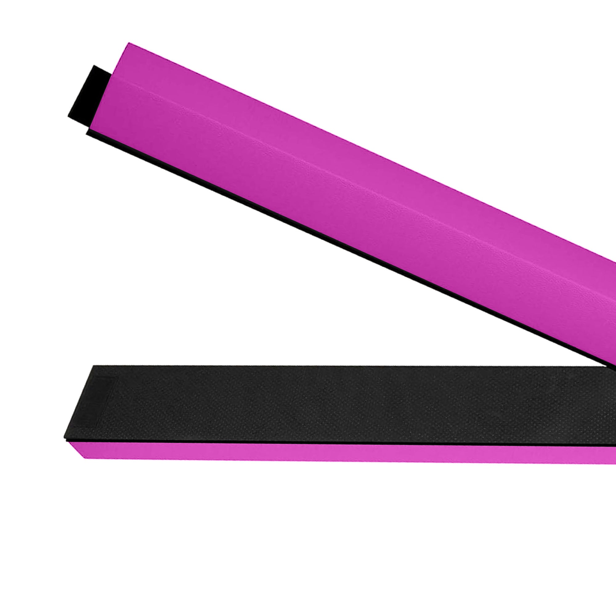 BalanceFrom 8 Foot Folding Balance Gymnastics Floor Beam with Handles, Pink - VMInnovations