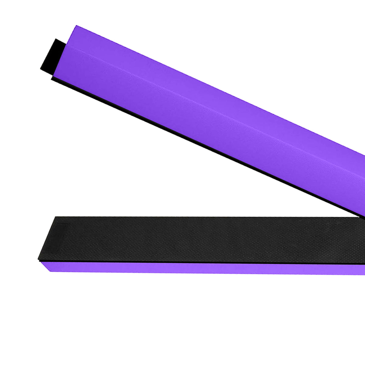 BalanceFrom 8 Foot Folding Balance Gymnastics Floor Beam with Handles, Purple