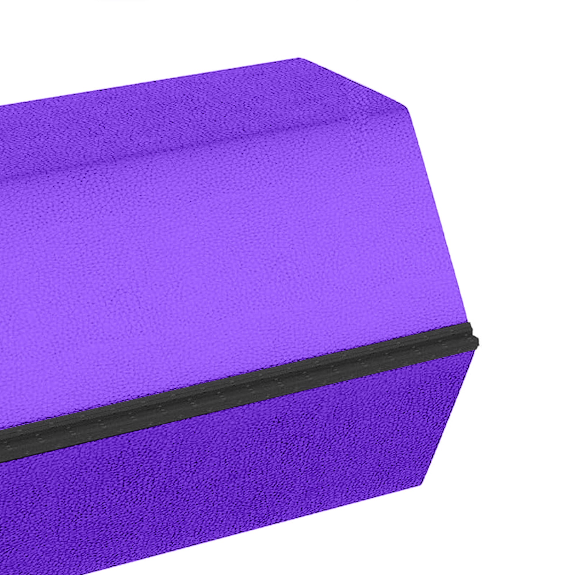 BalanceFrom 8ft Folding Balance Gymnastics Beam w/Handles, Purple (Open Box) - VMInnovations