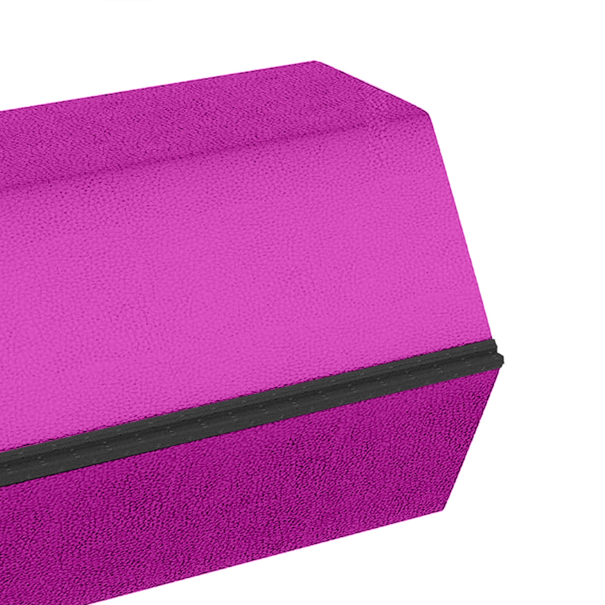 BalanceFrom 8 Foot Folding Balance Gymnastics Floor Beam with Handles, Pink - VMInnovations