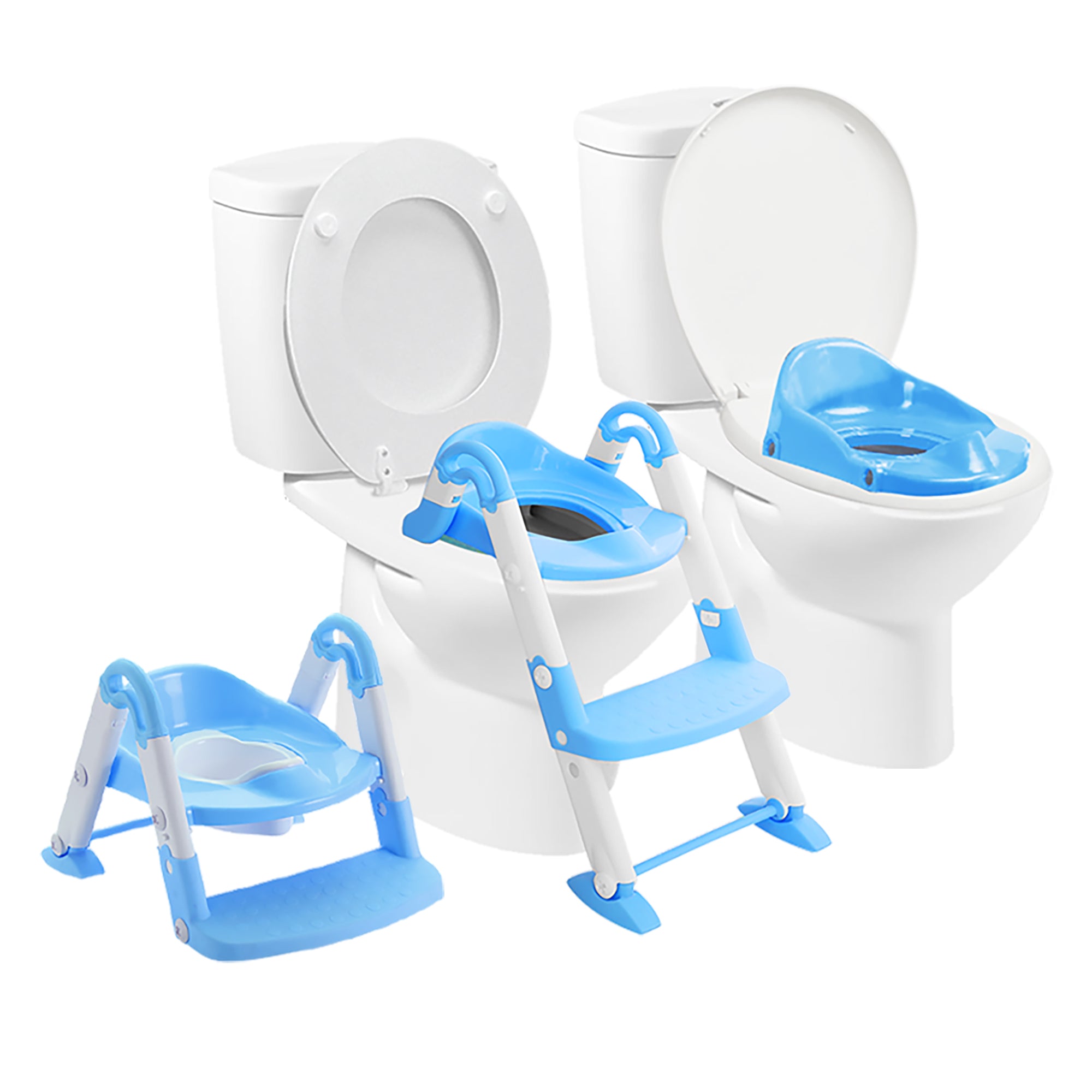 Babyloo 3 In 1 Booster Potty Training System for 1-4 Year Olds, Blue (Open Box)