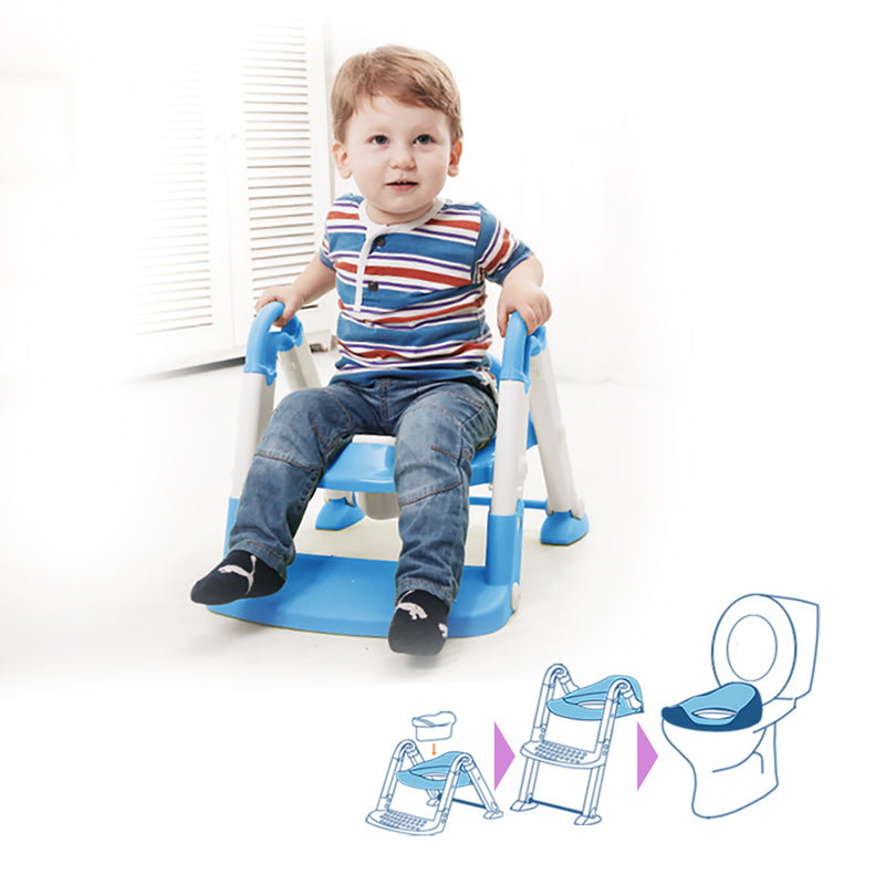 Babyloo 3 In 1 Booster Potty Training System for 1-4 Year Olds, Blue (Open Box)