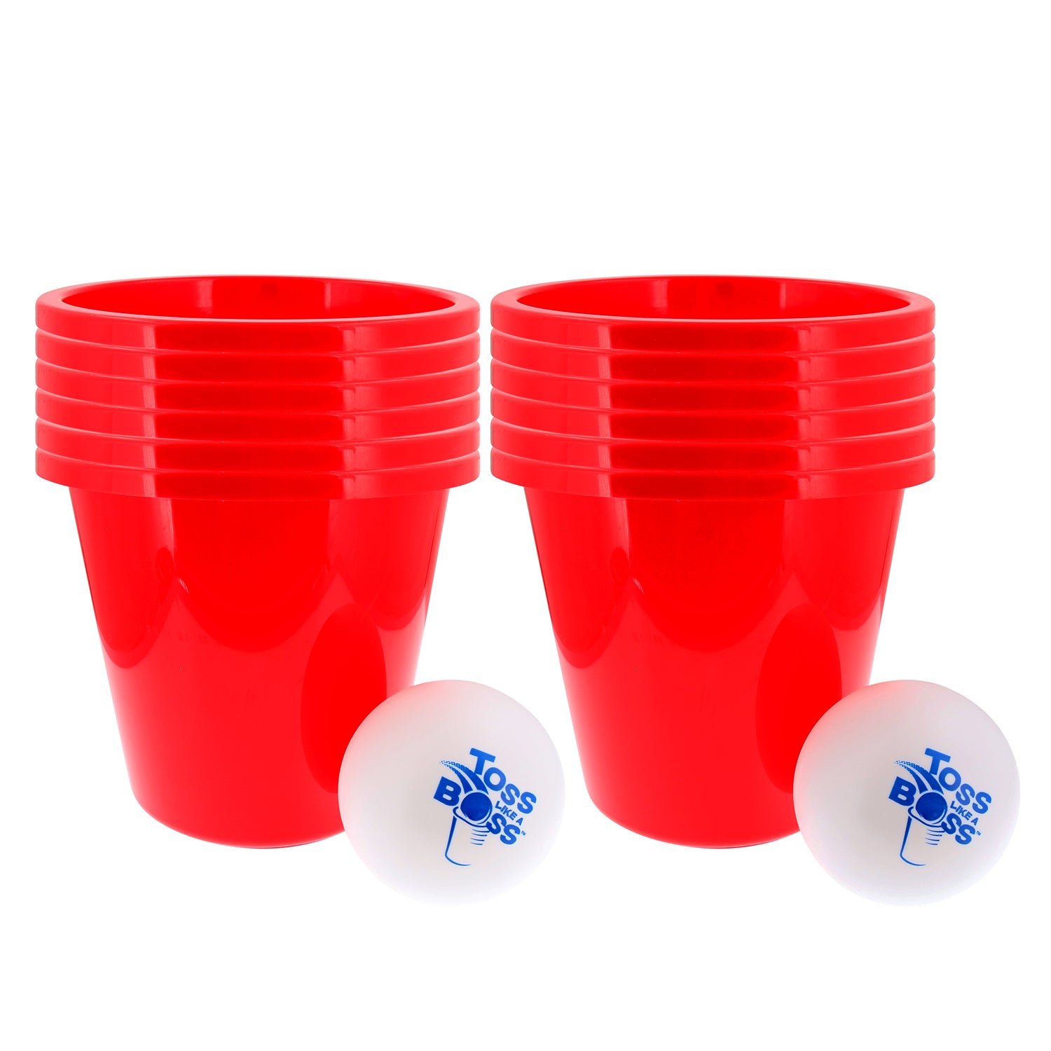 Banzai Toss Like A Boss Giant Pong Lawn Game with Drawstring Carry Bag (3 Pack)