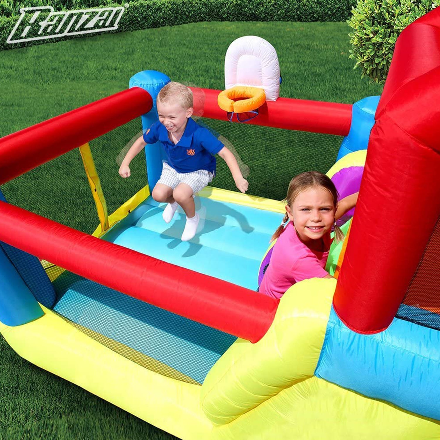 Banzai Battle Bop Combo Pack Gloves & Bumpers & Climb N Bounce Castle House - VMInnovations
