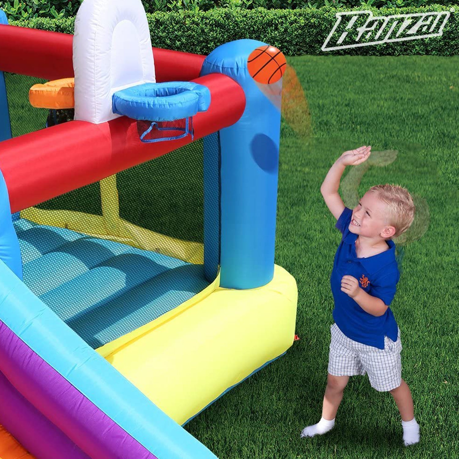 Banzai Battle Bop Combo Pack Gloves & Bumpers & Climb N Bounce Castle House - VMInnovations