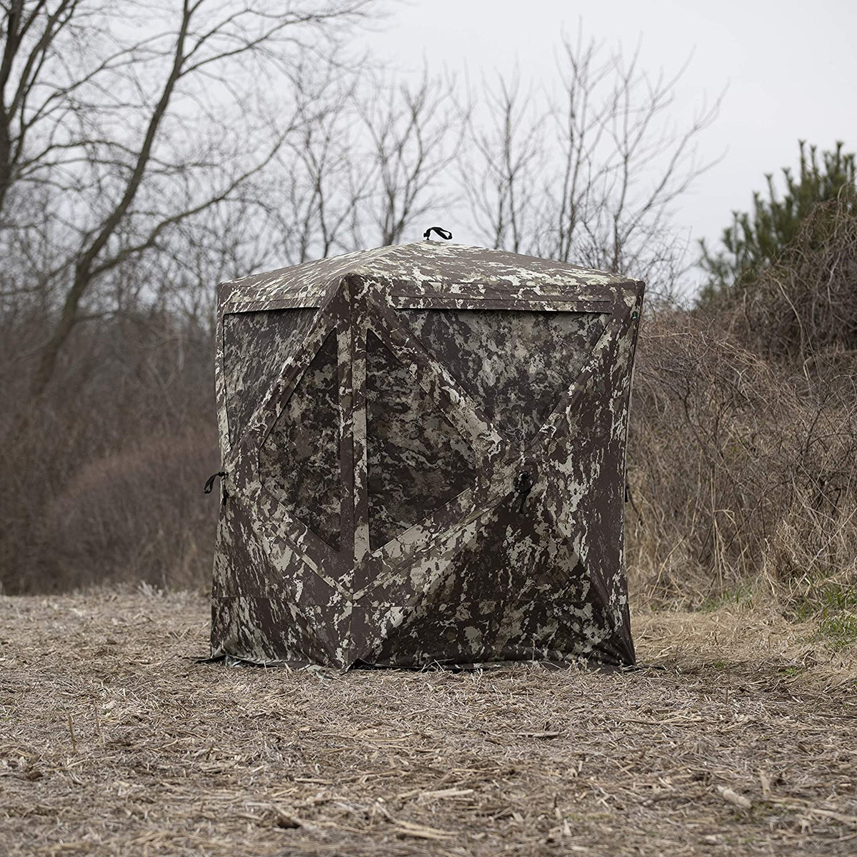 Barronett Big Mike 2 Person Camouflage Pop Up Hunting Ground Blind (Used)