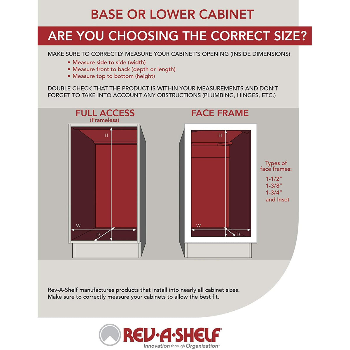 Rev-A-Shelf Sidelines CBSL-301405CR-3 30" Chrome Pullout Closet Storage Basket