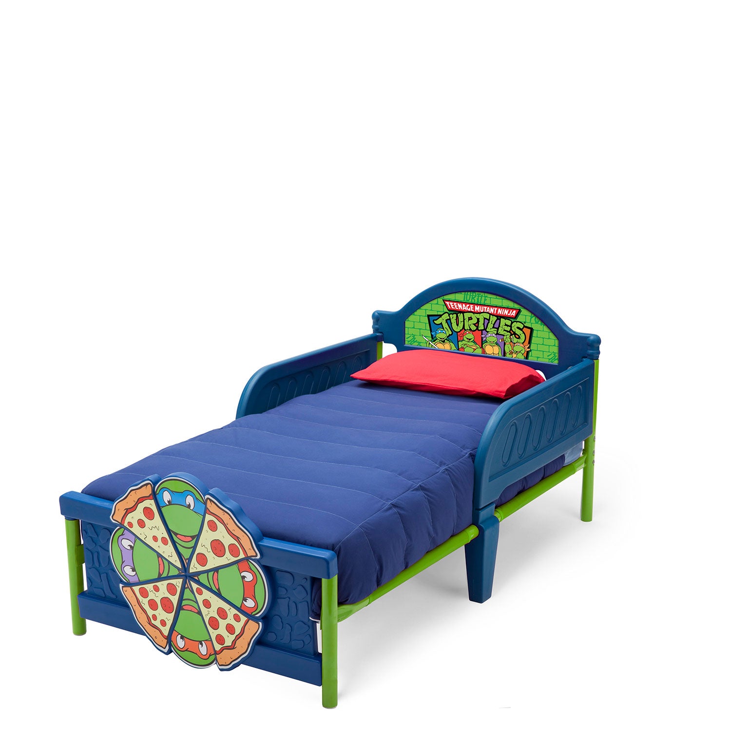 Delta Children Teenage Mutant Ninja Turtles 3D Design Easy Access Toddler Bed