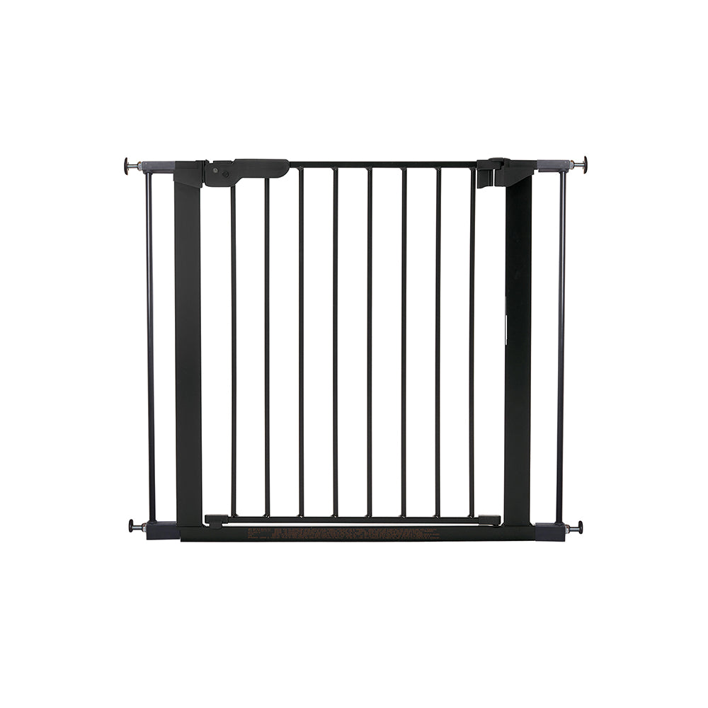 BabyDan Pressure Fit 28.9-36.7 Inch Doorway Safety Baby Gate, Black (Open Box)