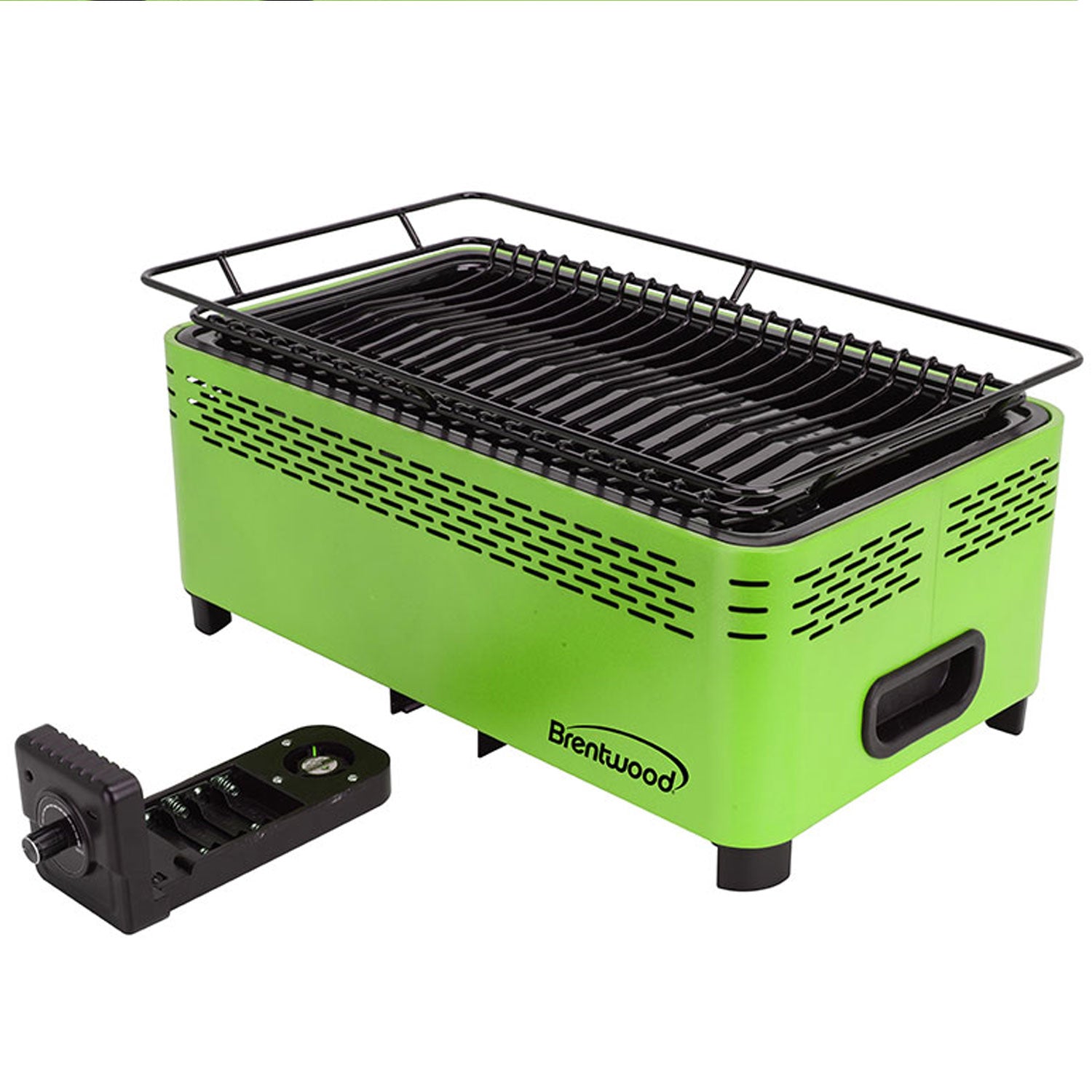 Brentwood BBF-31G Non-Stick Dishwasher Safe Portable Outdoor Barbecue, Green - VMInnovations