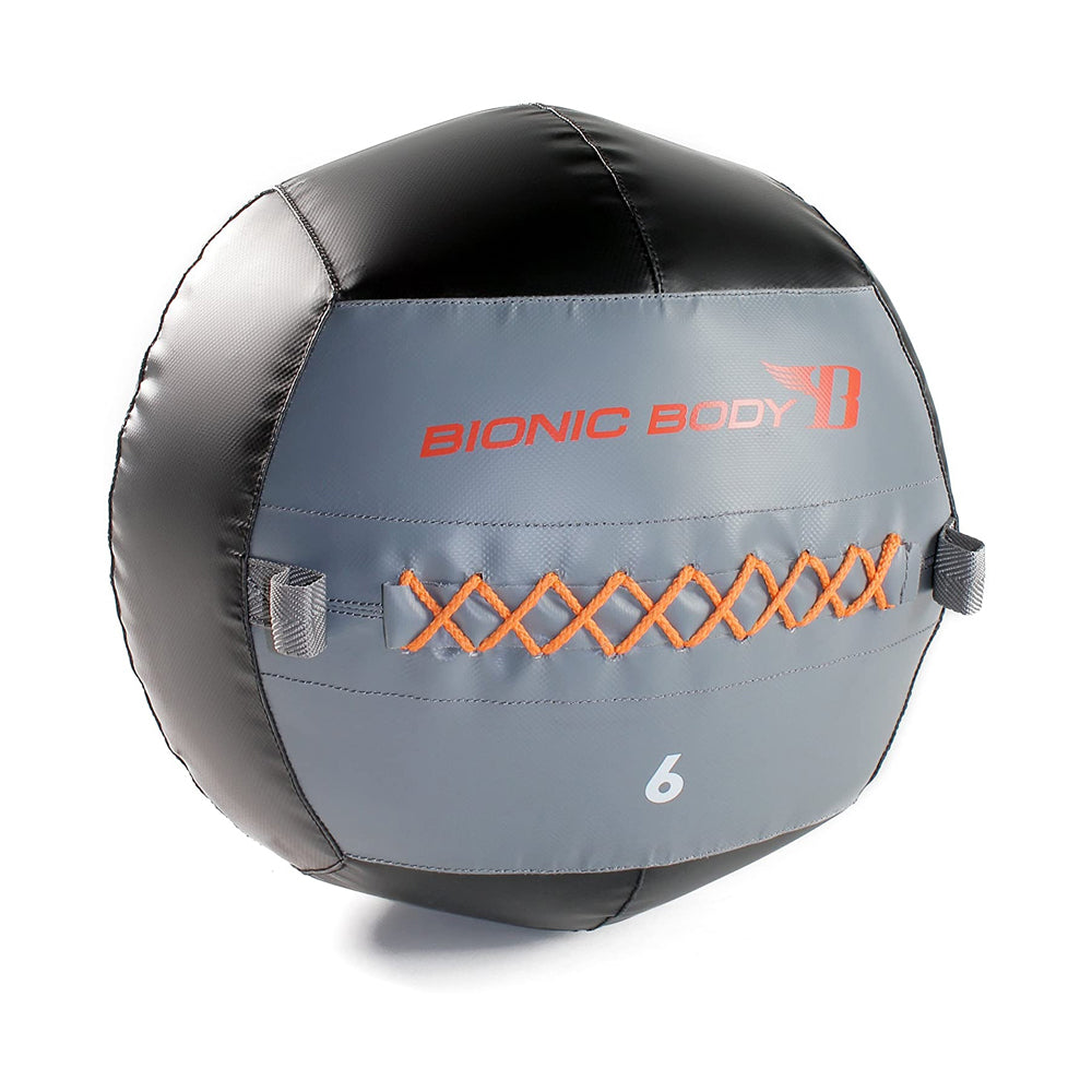 Bionic Body 6 Pound Medicine Ball Full Body Strength Training Fitness Weight